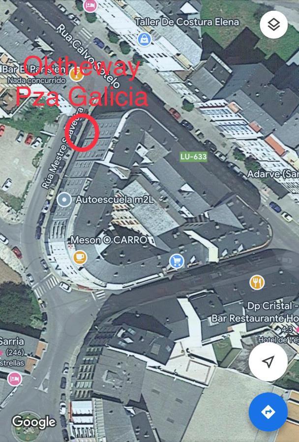 Apartament Oktheway Praza Galicia Sarria Zewnętrze zdjęcie